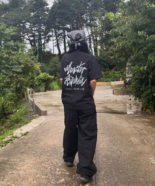 MONSTER REPUBLIC(モンスターリパブリック)の「ストーンロゴインディゴブルーTシャツブラック_8116(Tシャツ/カットソー・レディース・その他・SMALL/MEDIUM/LARGE/X-LARGE)」の15枚目の写真