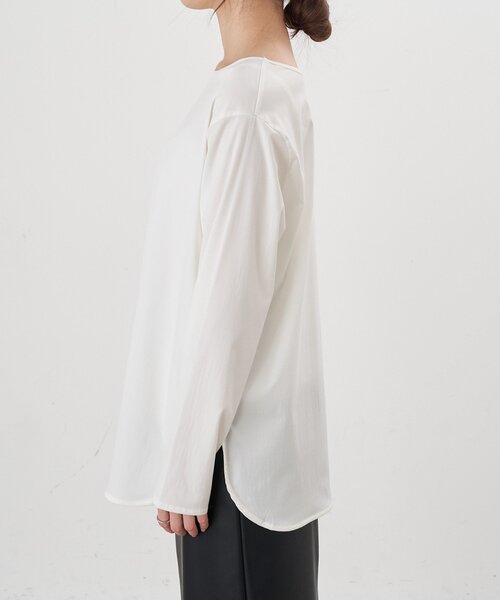 SHENERY（シーナリー）の「シンプルブラウス（シャツ/ブラウス・レディース・ブラック/オフホワイト・FREE）」の16枚目の写真