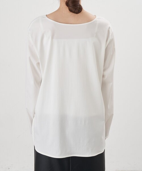 SHENERY（シーナリー）の「シンプルブラウス（シャツ/ブラウス・レディース・ブラック/オフホワイト・FREE）」の17枚目の写真