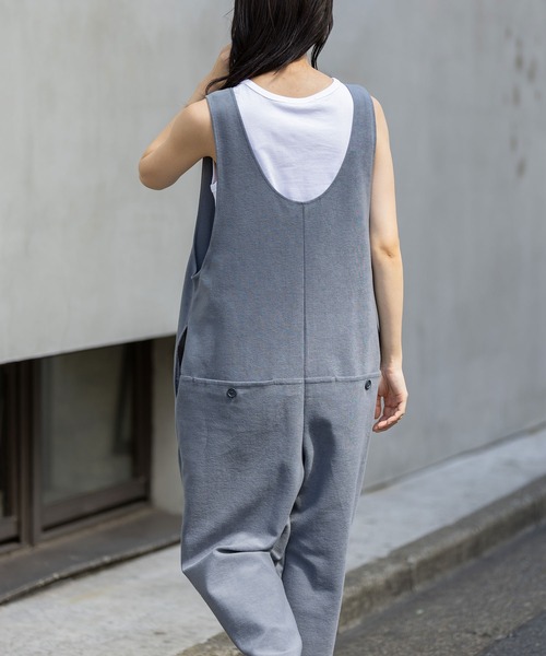 Munich（ミューニック）の「オーガニックコットンパイルコンビネゾン（つなぎ/オールインワン・レディース・カーキ/ブルーグレー/ブラック・FREE）」の11枚目の写真