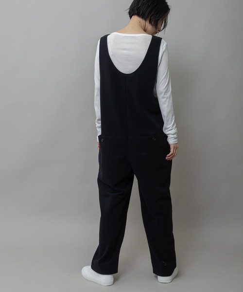 Munich（ミューニック）の「オーガニックコットンパイルコンビネゾン（つなぎ/オールインワン・レディース・カーキ/ブルーグレー/ブラック・FREE）」の21枚目の写真