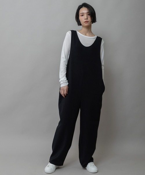 Munich（ミューニック）の「オーガニックコットンパイルコンビネゾン（つなぎ/オールインワン・レディース・カーキ/ブルーグレー/ブラック・FREE）」の19枚目の写真