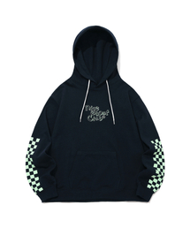 CHECK BOARD HOODIE_NAVY(NG2BFUM404A)