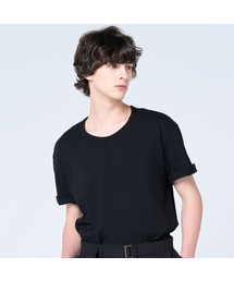 HYOJI（ヒョージ）の「SS ルーズフィット Uネック 半袖Tシャツ (3カラー)（Tシャツ/カットソー）」