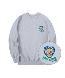 マイラブ メンズ スウェット グレー