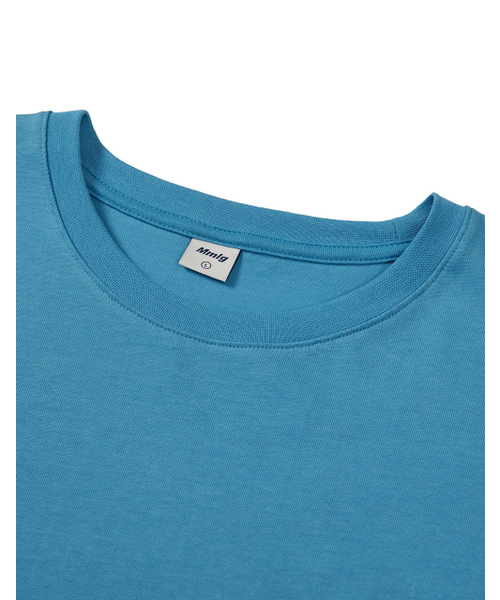 MMLG（エムエムエルジー）の「[Mmlg] MM EMB. HF-T (TURQUOISE BLUE)（Tシャツ/カットソー・レディース・その他・SMALL/MEDIUM/LARGE/X-LARGE）」の3枚目の写真