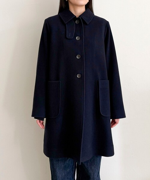 セール】【追加生産決定！】Super100ステンカラーミドルコート