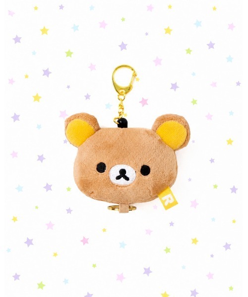 nini toys】≪リラックマ≫ぬいぐるみリールキーホルダー
