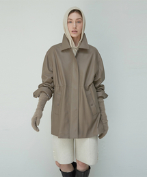 European Dupont Lambskin Overfit half JK_Taupe Beige