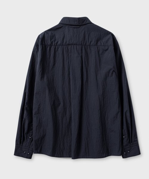 NONBLANK(ノンブランク)の「ウィンドブレーカーシャツ_ダークネイビー(シャツ/ブラウス・レディース・その他・LARGE/X-LARGE)」の2枚目の写真
