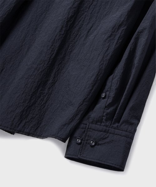 NONBLANK(ノンブランク)の「ウィンドブレーカーシャツ_ダークネイビー(シャツ/ブラウス・レディース・その他・LARGE/X-LARGE)」の6枚目の写真
