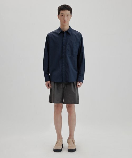 NONBLANK(ノンブランク)の「ウィンドブレーカーシャツ_ダークネイビー(シャツ/ブラウス・レディース・その他・LARGE/X-LARGE)」の8枚目の写真