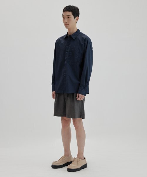 NONBLANK(ノンブランク)の「ウィンドブレーカーシャツ_ダークネイビー(シャツ/ブラウス・レディース・その他・LARGE/X-LARGE)」の9枚目の写真