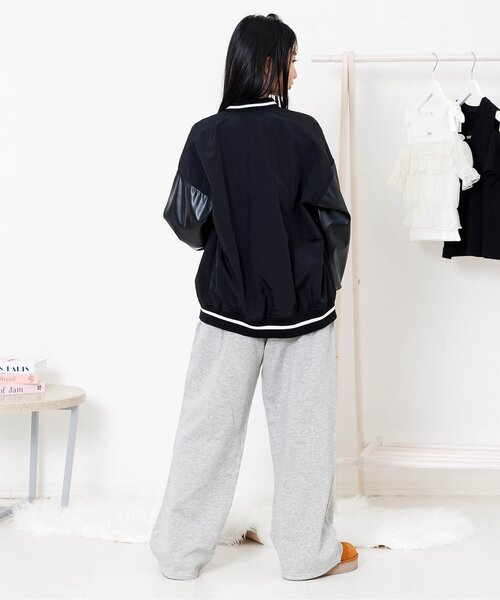 algy（アルジー）の「BIGスタジャン（スタジャン・キッズ・ベージュ/ネイビー/ブラック・130/140/150/160）」の7枚目の写真