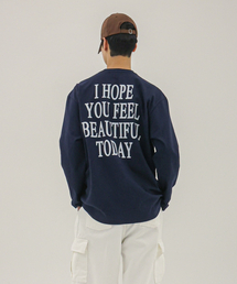 [8数] ホープヘビーロングスリーブTシャツ (ネイビー)