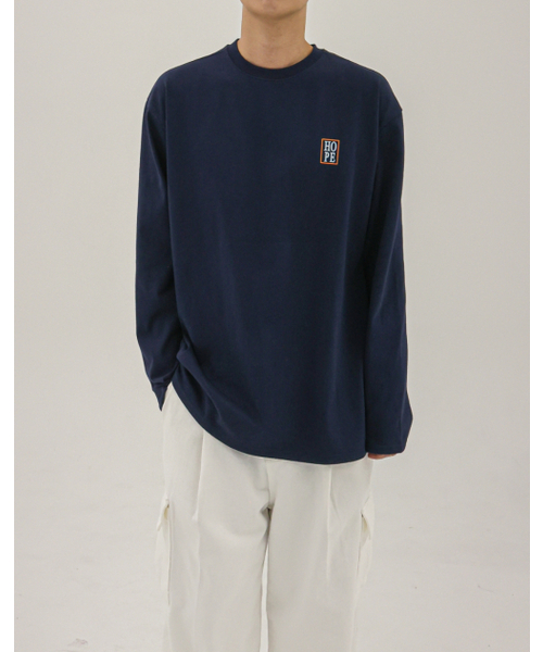 THESTORI（ザ・ストリ）の「[8数] ホープヘビーロングスリーブTシャツ (ネイビー)（Tシャツ/カットソー・メンズ・その他・1(M)/2(L)/3(XL)）」の2枚目の写真