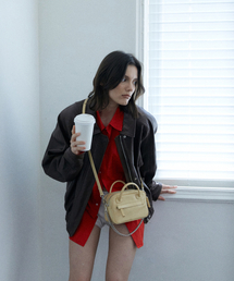 CHRISTINE PROJECT（クリスティンプロジェクト）の「TWO ZIPPER BAG LUNCH BOX EXCLUSIVE(MILK BUTTER)（トートバッグ・レディース）」