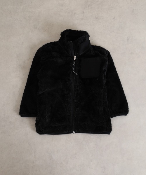 OMNES（オムネス）の「ボアフリースジャケット KIDS（その他アウター・キッズ・カーキ/ブラック/ブラウン・100cm/110cm/120cm）」の2枚目の写真