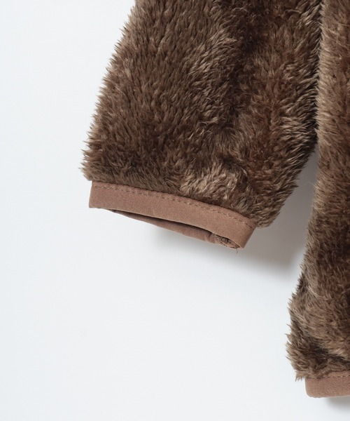 OMNES（オムネス）の「ボアフリースジャケット KIDS（その他アウター・キッズ・カーキ/ブラック/ブラウン・100cm/110cm/120cm）」の8枚目の写真