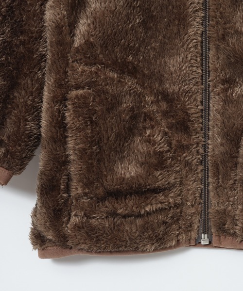 OMNES（オムネス）の「ボアフリースジャケット KIDS（その他アウター・キッズ・カーキ/ブラック/ブラウン・100cm/110cm/120cm）」の9枚目の写真