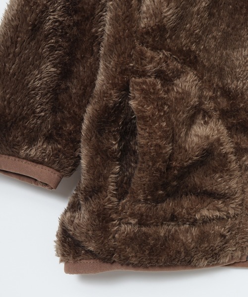 OMNES（オムネス）の「ボアフリースジャケット KIDS（その他アウター・キッズ・カーキ/ブラック/ブラウン・100cm/110cm/120cm）」の10枚目の写真