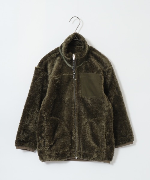 OMNES（オムネス）の「ボアフリースジャケット KIDS（その他アウター・キッズ・カーキ/ブラック/ブラウン・100cm/110cm/120cm）」の5枚目の写真