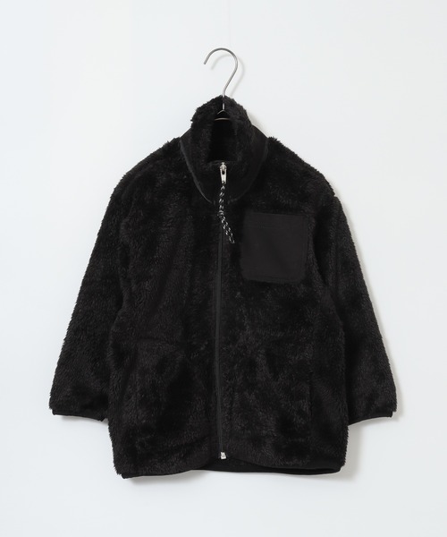 OMNES（オムネス）の「ボアフリースジャケット KIDS（その他アウター・キッズ・カーキ/ブラック/ブラウン・100cm/110cm/120cm）」の4枚目の写真