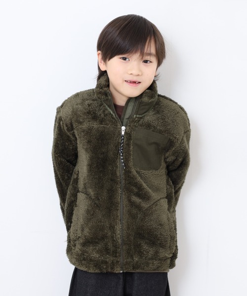 OMNES（オムネス）の「ボアフリースジャケット KIDS（その他アウター・キッズ・カーキ/ブラック/ブラウン・100cm/110cm/120cm）」の17枚目の写真