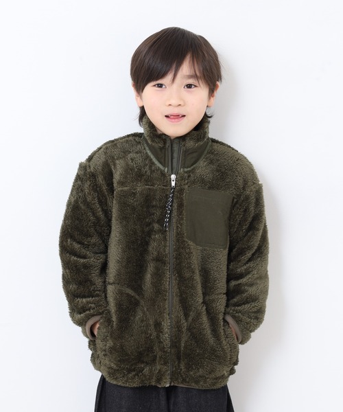 OMNES（オムネス）の「ボアフリースジャケット KIDS（その他アウター・キッズ・カーキ/ブラック/ブラウン・100cm/110cm/120cm）」の15枚目の写真