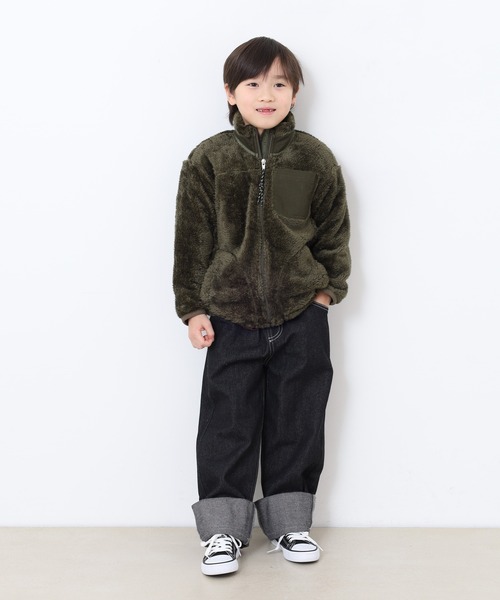 OMNES（オムネス）の「ボアフリースジャケット KIDS（その他アウター・キッズ・カーキ/ブラック/ブラウン・100cm/110cm/120cm）」の20枚目の写真