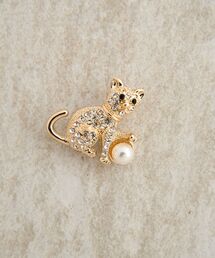 YECCA VECCA（イェッカヴェッカ）の「キャットパールブローチ（ブローチ/コサージュ）」