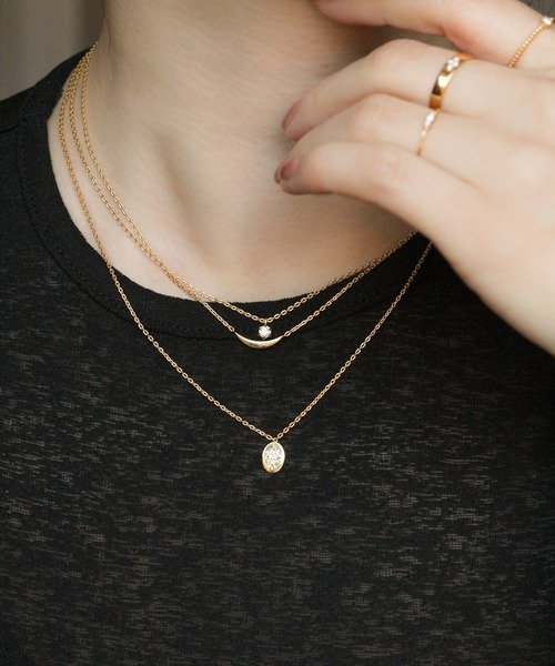 NOIR DE POUPEE（ノワールドプーペ）の「【WEB限定】K18vermeil ダイヤモンド ブーケ ペンダントネックレス 50cm（ネックレス・レディース・ゴールド・FREE）」の14枚目の写真