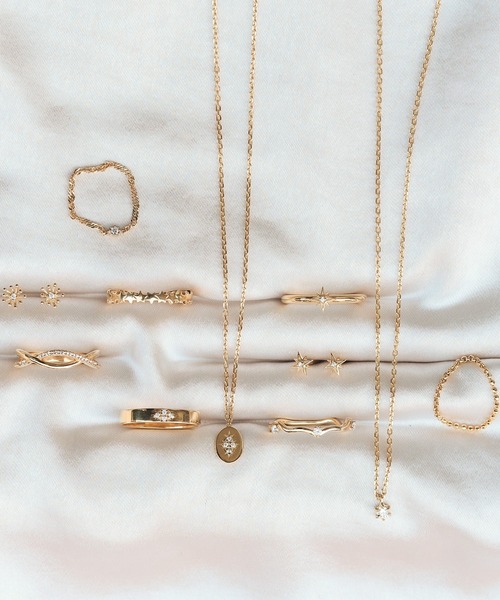 NOIR DE POUPEE（ノワールドプーペ）の「【WEB限定】K18vermeil ダイヤモンド ブーケ ペンダントネックレス 50cm（ネックレス・レディース・ゴールド・FREE）」の15枚目の写真