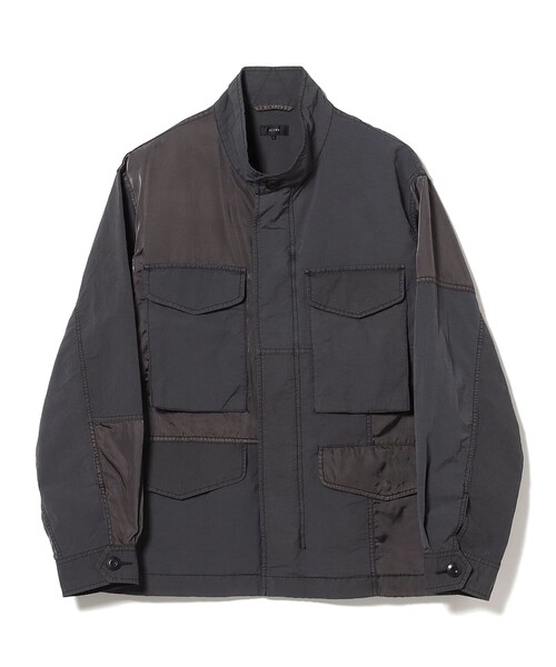 BEAMS(ビームス)の「3ファブリック クレイジー M65 ジャケット【ワイドフィット】(ブルゾン・メンズ・ブラック/オリーブ・M/L/XL/S)」の2枚目の写真