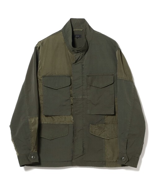 BEAMS(ビームス)の「3ファブリック クレイジー M65 ジャケット【ワイドフィット】(ブルゾン・メンズ・ブラック/オリーブ・M/L/XL/S)」の7枚目の写真