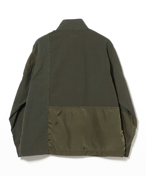 BEAMS(ビームス)の「3ファブリック クレイジー M65 ジャケット【ワイドフィット】(ブルゾン・メンズ・ブラック/オリーブ・M/L/XL/S)」の12枚目の写真