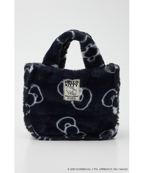 (サンリオキャラクターズ)KITTY フェイクファートート サンリオキャラクターズ)KITTY フェイクファートート（トートバッグ