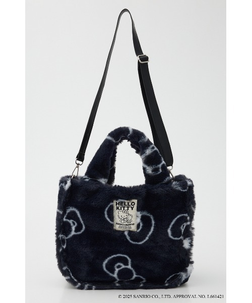 サンリオキャラクターズ)KITTY フェイクファートート（トートバッグ