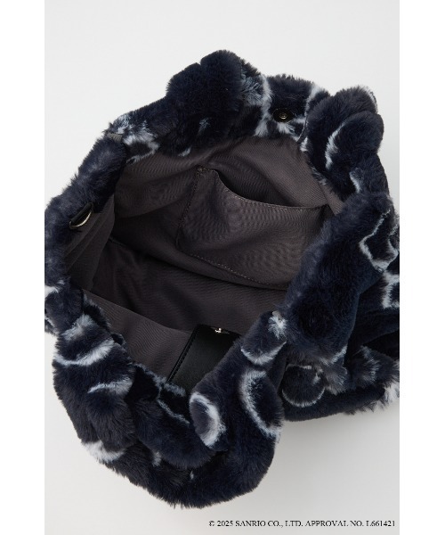 サンリオキャラクターズ)KITTY フェイクファートート（トートバッグ