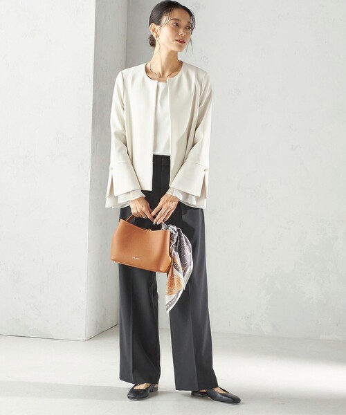 manipuri(マニプリ)の「manipuri: 26SS スカーフ 65×65(バンダナ/スカーフ・レディース・ライトカーキ/ベージュ系/ベージュ・ONE SIZE)」の16枚目の写真