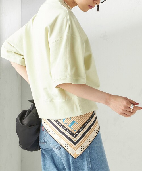 manipuri(マニプリ)の「manipuri: 26SS スカーフ 65×65(バンダナ/スカーフ・レディース・ライトカーキ/ベージュ系/ベージュ・ONE SIZE)」の17枚目の写真