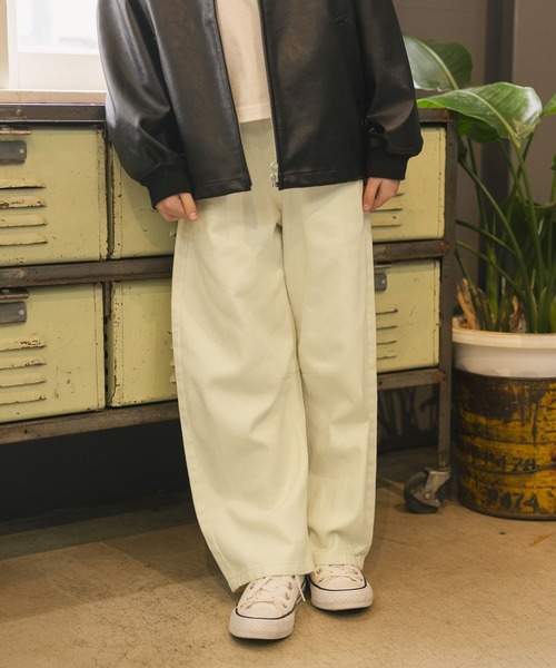 GLOBAL WORK（グローバルワーク）の「バレルイージーパンツ/629875（その他パンツ・キッズ・ダークブルー/イエロー/グレー系その他/ベージュ/ブルー系6/ピンク・130cm/160cm/150cm/140cm）」の5枚目の写真