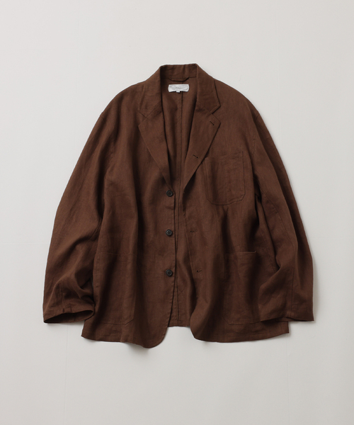 UNFOLLOW(アンフォロー)の「【FOLL / フォル】deep washed summer daily jacket(その他アウター・メンズ・ネイビー/ブラウン・3/2)」の7枚目の写真