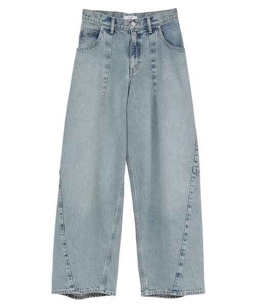 CLANE（クラネ）の「【CLANE/クラネ】COCOON BULKY DENIM PANTS/コクーンバルキー デニムパンツ（デニムパンツ・レディース・グレー/ブルー・0/1/2）」の2枚目の写真