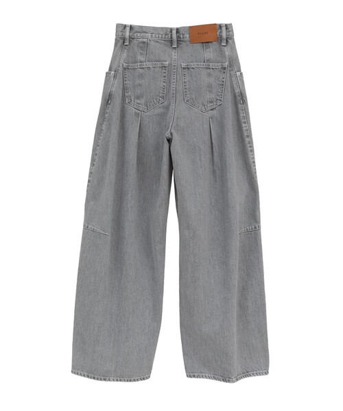 CLANE（クラネ）の「【CLANE/クラネ】COCOON BULKY DENIM PANTS/コクーンバルキー デニムパンツ（デニムパンツ・レディース・グレー/ブルー・0/1/2）」の3枚目の写真