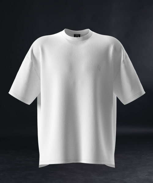 PHERMENON(フェルメノン)の「エッセンシャルオーバーサイズショートスリーブ - ホワイト(Tシャツ/カットソー・メンズ・ホワイト・1/2/3)」の5枚目の写真