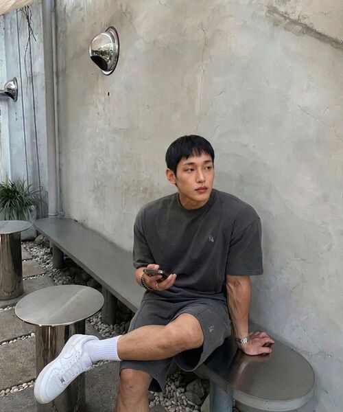 PHERMENON(フェルメノン)の「エッセンシャルオーバーサイズショートスリーブ - ホワイト(Tシャツ/カットソー・メンズ・ホワイト・1/2/3)」の9枚目の写真