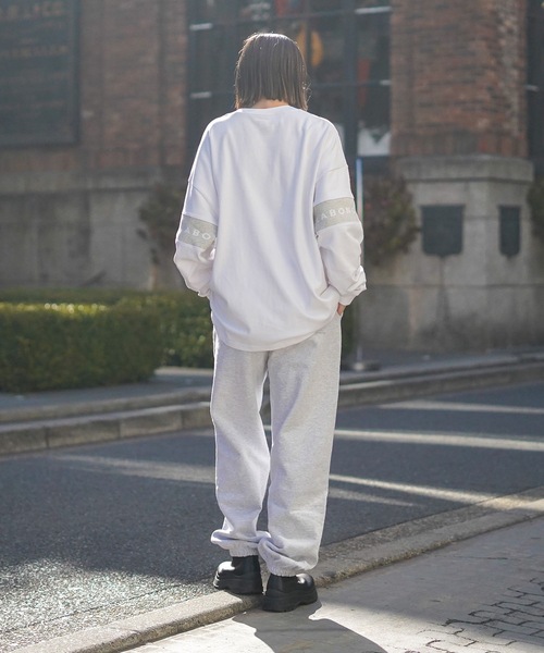 BILLABONG(ビラボン)の「【直営店限定】BILLABONG メンズ R SLEEVE LINE ロンT 【2026年春夏モデル】/ビラボン袖ライン柄長袖ロンT(Tシャツ/カットソー・メンズ・グリーン系その他/ホワイト/アイボリー/ブラック・LARGE/X-LARGE/MEDIUM)」の13枚目の写真