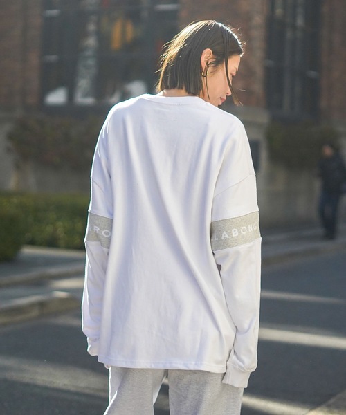 BILLABONG(ビラボン)の「【直営店限定】BILLABONG メンズ R SLEEVE LINE ロンT 【2026年春夏モデル】/ビラボン袖ライン柄長袖ロンT(Tシャツ/カットソー・メンズ・グリーン系その他/ホワイト/アイボリー/ブラック・LARGE/X-LARGE/MEDIUM)」の16枚目の写真
