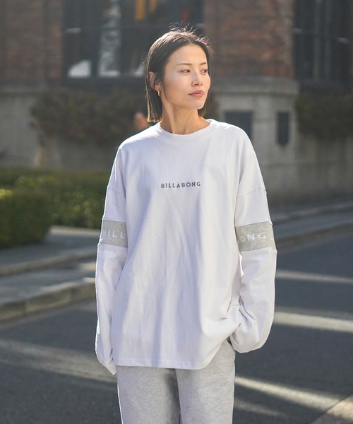 BILLABONG(ビラボン)の「【直営店限定】BILLABONG メンズ R SLEEVE LINE ロンT 【2026年春夏モデル】/ビラボン袖ライン柄長袖ロンT(Tシャツ/カットソー・メンズ・グリーン系その他/ホワイト/アイボリー/ブラック・LARGE/X-LARGE/MEDIUM)」の14枚目の写真